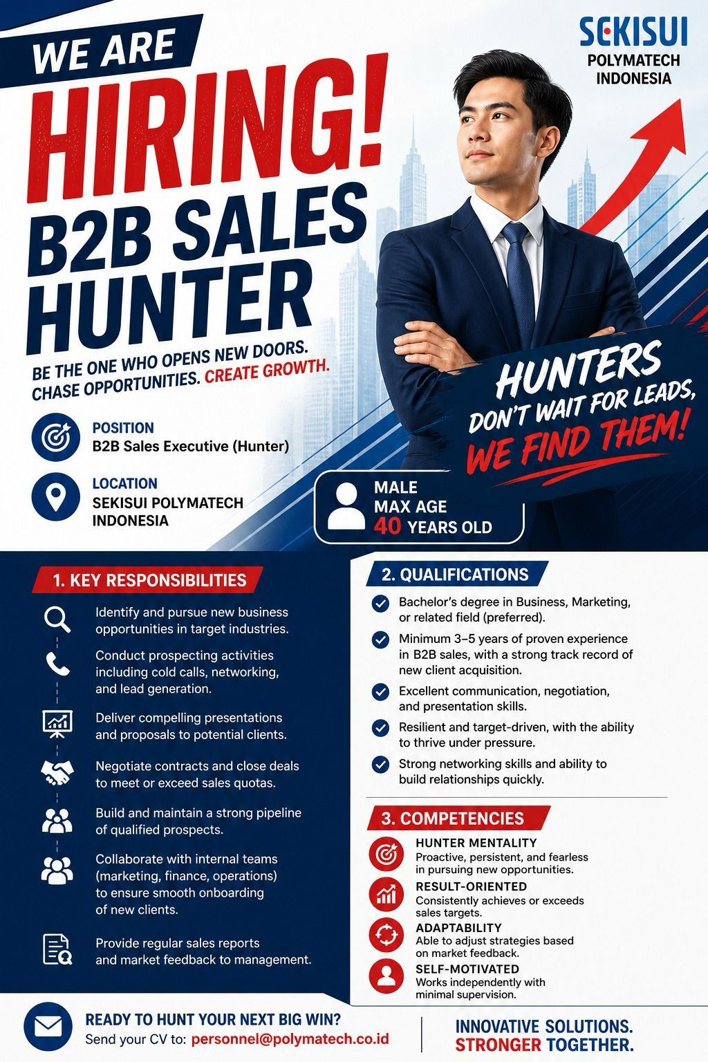 Poster B2B Sales Executive