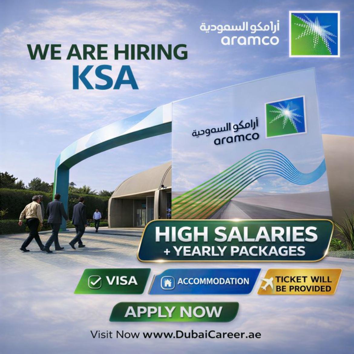 Poster Saudi Aramco Hiring 